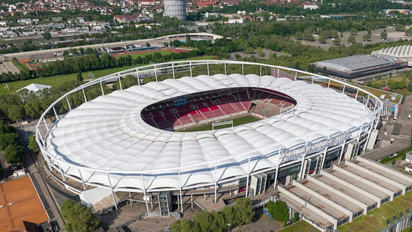 Một góc SVĐ Stuttgart Arena